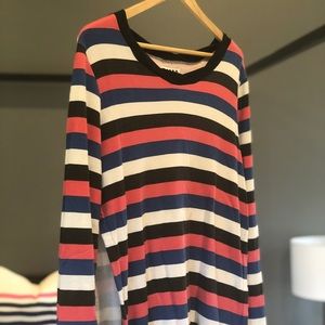 Pam+Gela Cotton Striped Sweatshirt